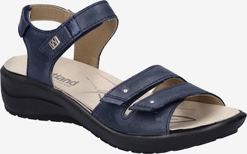 Westland Sandale 'Westland Annecy 02 - Ocean Leder' in Blau: Vorderseite