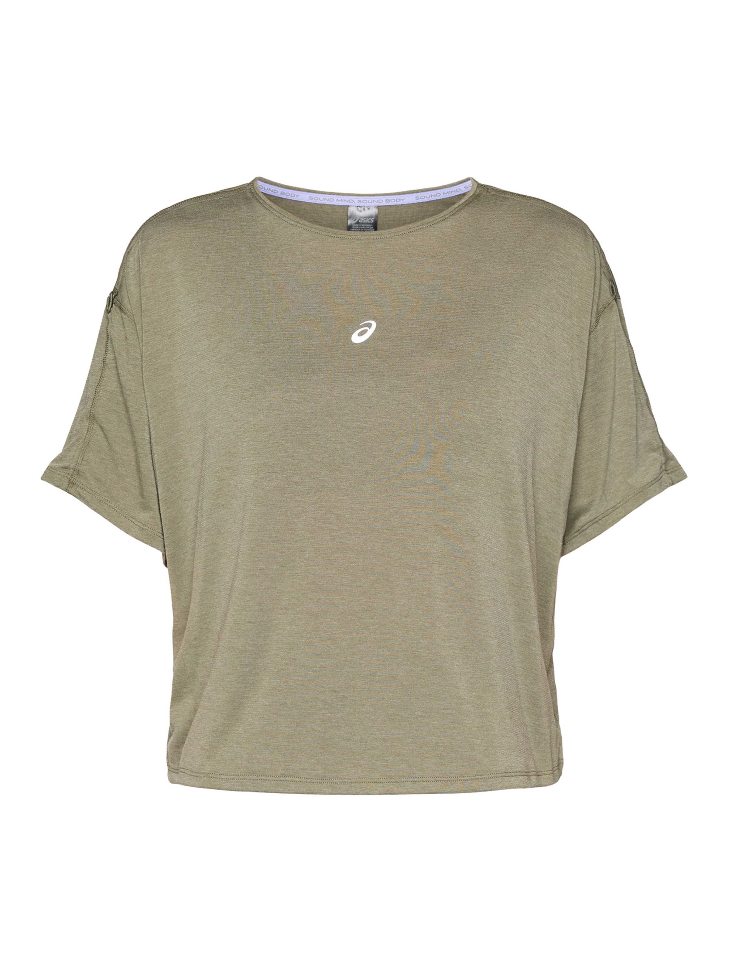 ASICS Funktionsshirt 'NAGINO' in Grün: Vorderseite