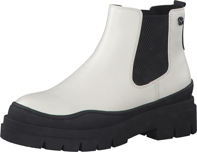 s.Oliver Chelsea Boots in Weiß s.Oliver Chelsea Boots in Weiß