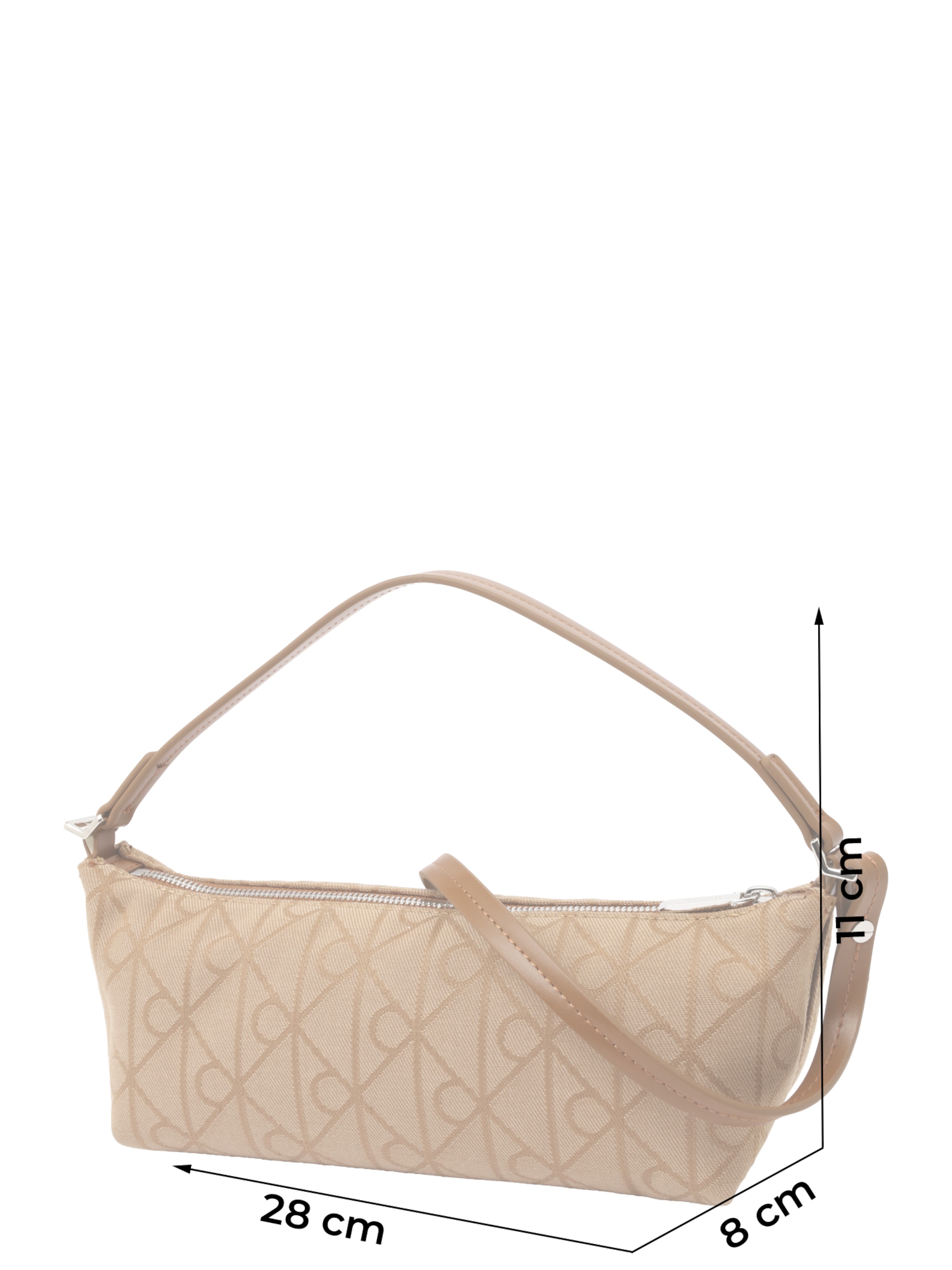 Calvin Klein - Mala de ombro em bege