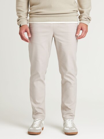CHASIN' Regular Chino trousers 'Stone Dry' in Grey: front