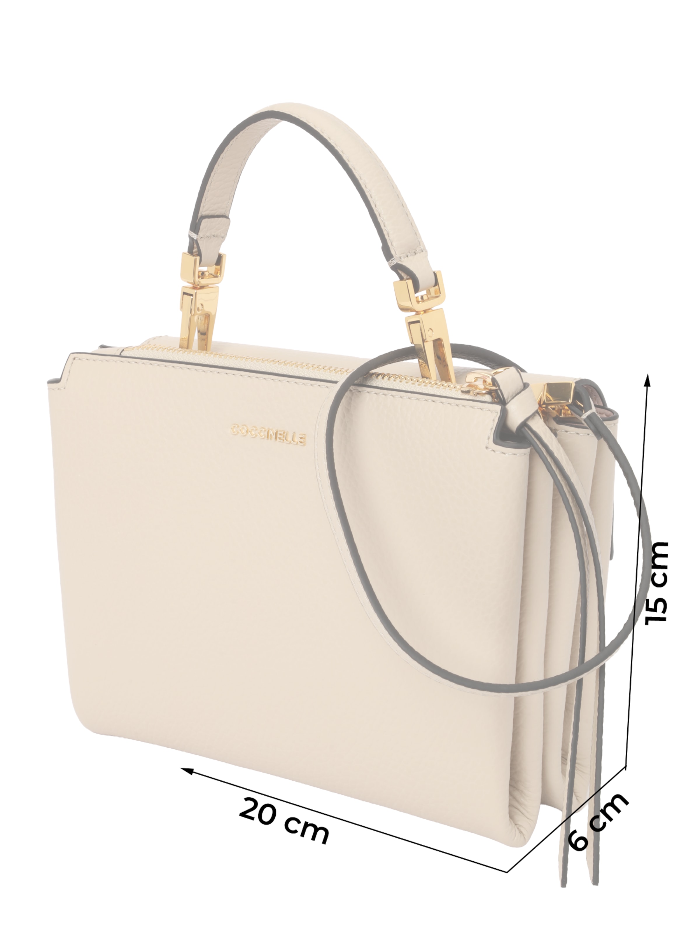 Coccinelle Handbag 'ARLETTIS' in Grey