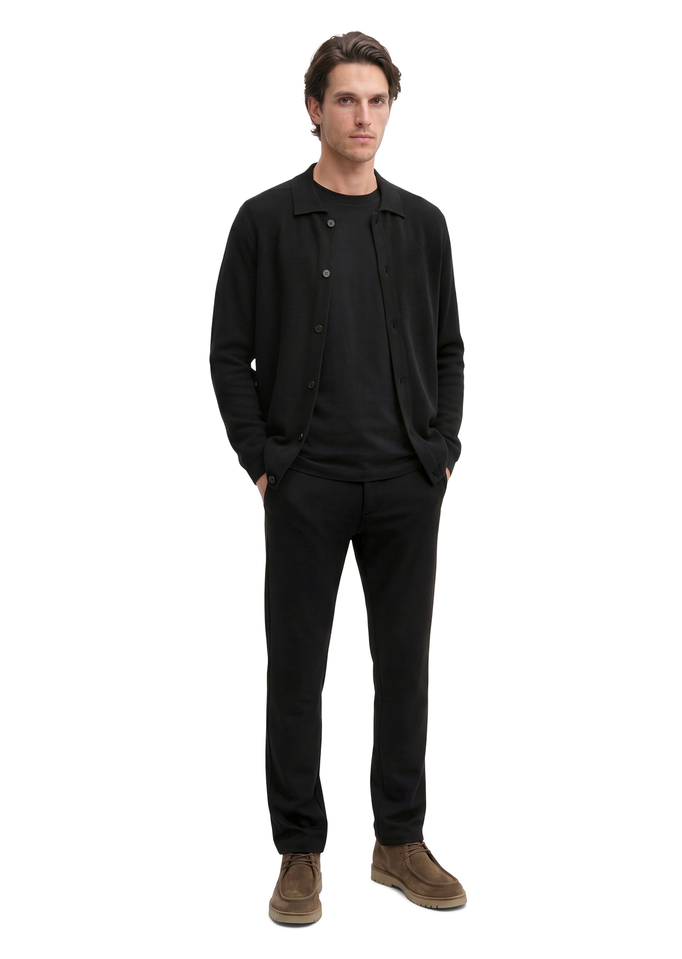 Marc O'Polo Strickjacke in Schwarz