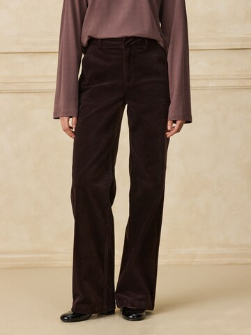 Next Wide Leg Hose in Rot: Vorderseite