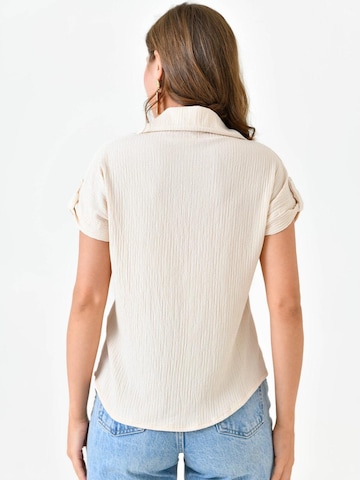 WOMAN VISION Blouse in Beige