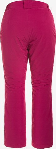 Ulla Popken Regular Funktionshose in Pink