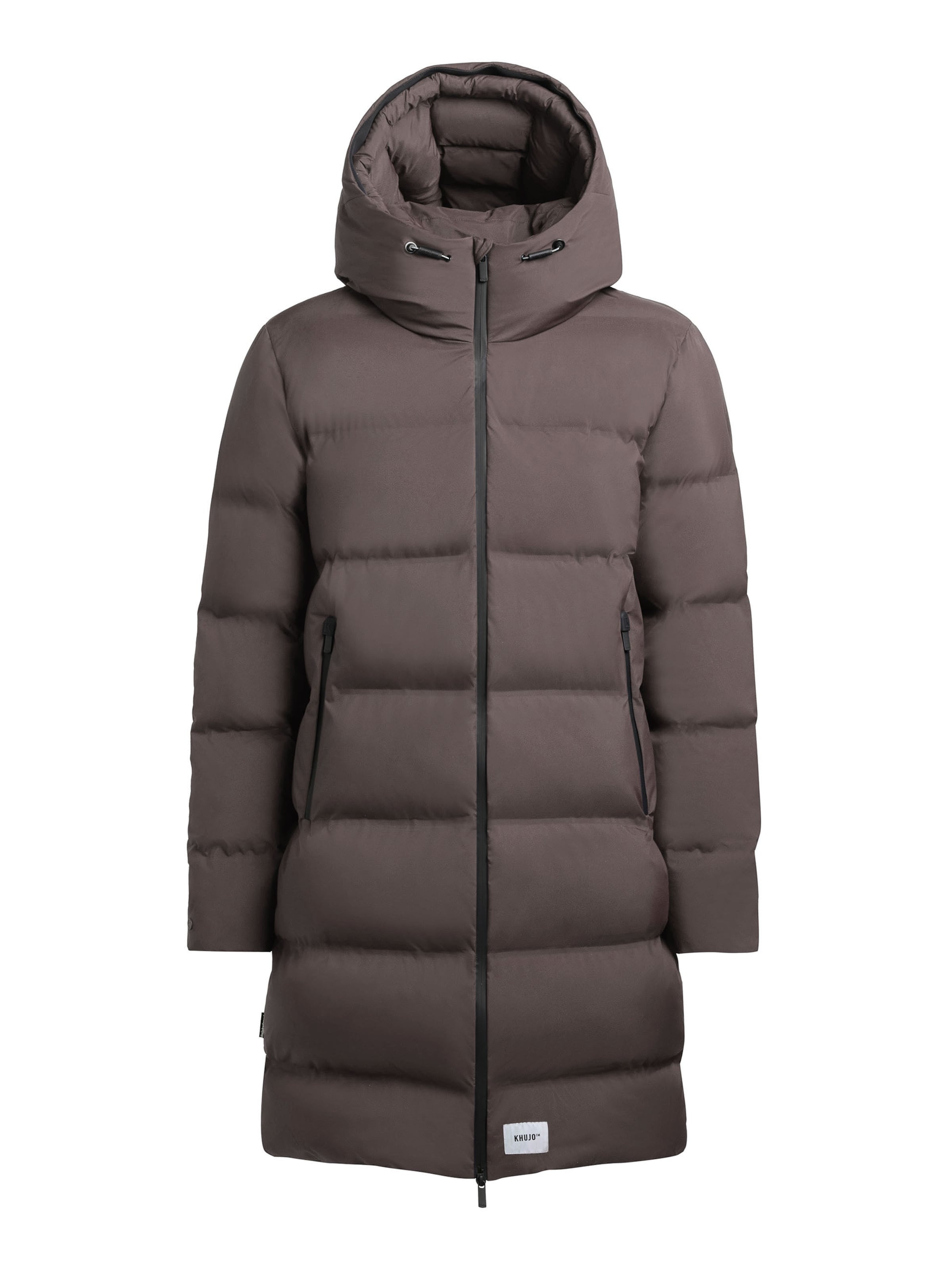 khujo Зимнее пальто 'Caius3' в Серый: спереди