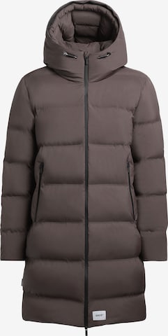 Manteau d’hiver 'Caius3' khujo en gris : devant
