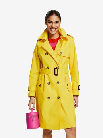 ESPRIT Between-Seasons Coat in Yellow: front