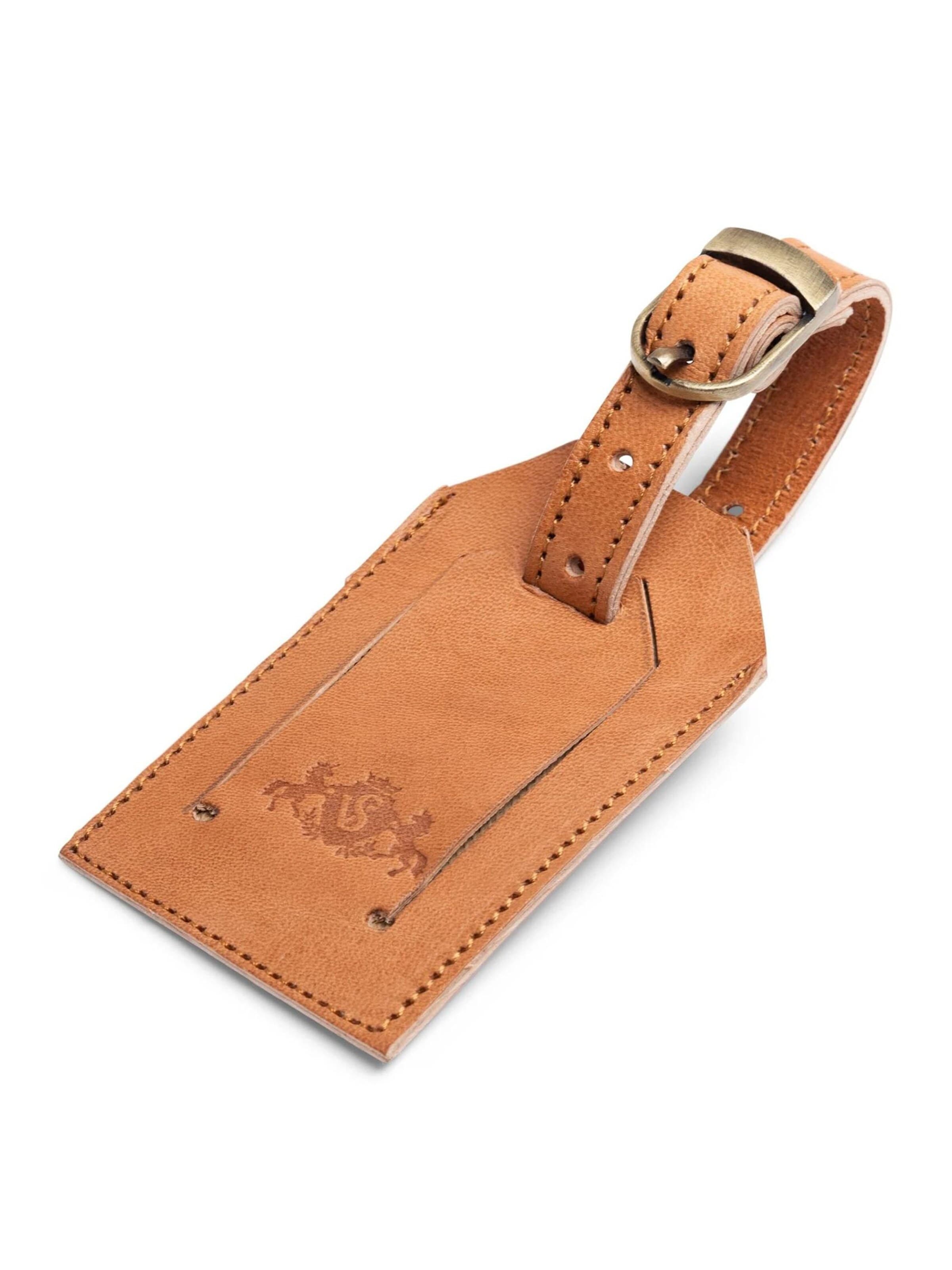 SID & VAIN Travel Bag 'Weekender LANDON echt Leder' in Brown