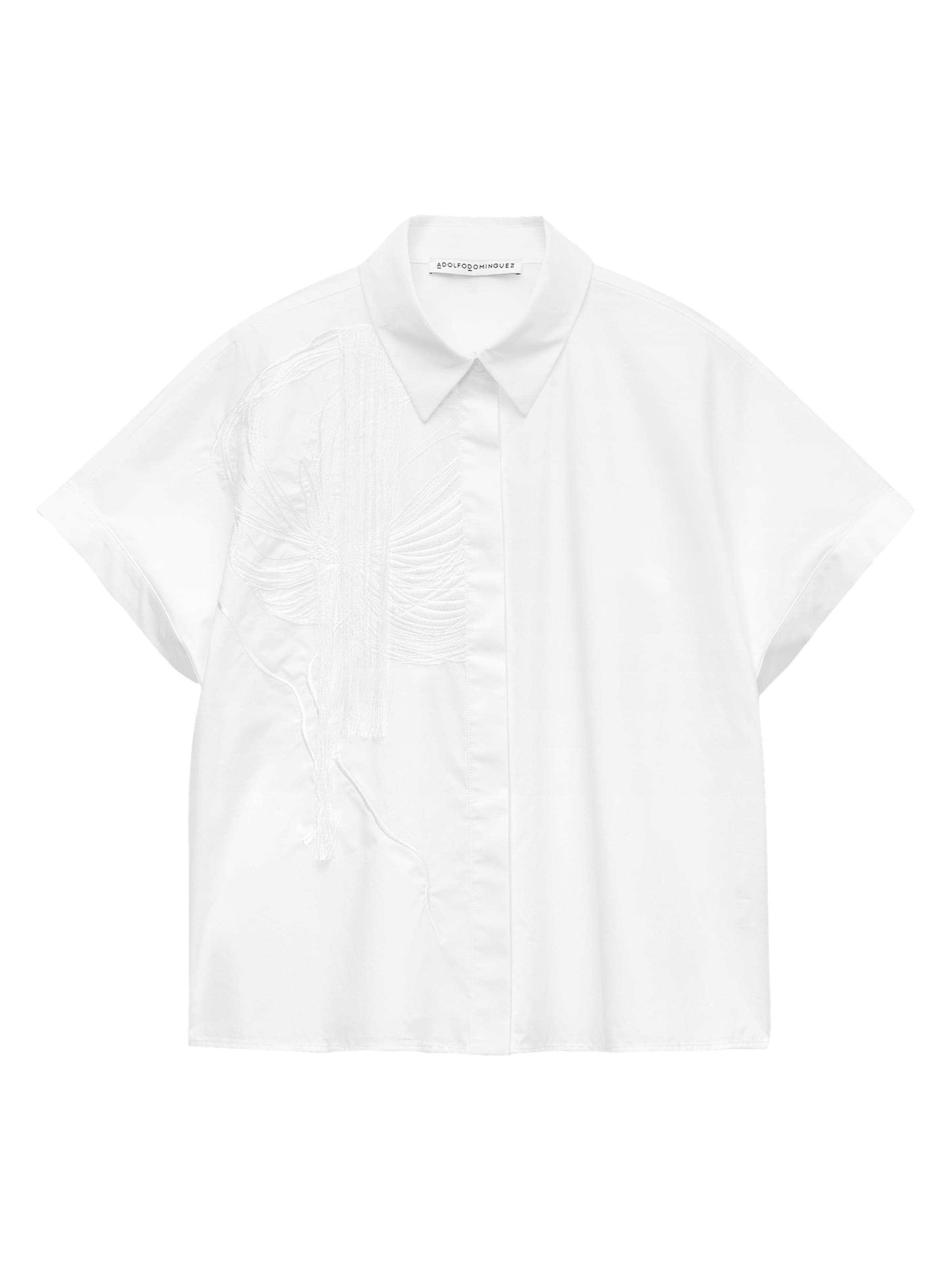 Chemisier Adolfo Dominguez en blanc : devant