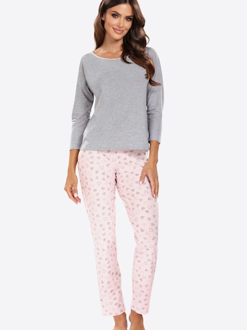 Vivisence Pyjama '2050' in Pink: Vorderseite