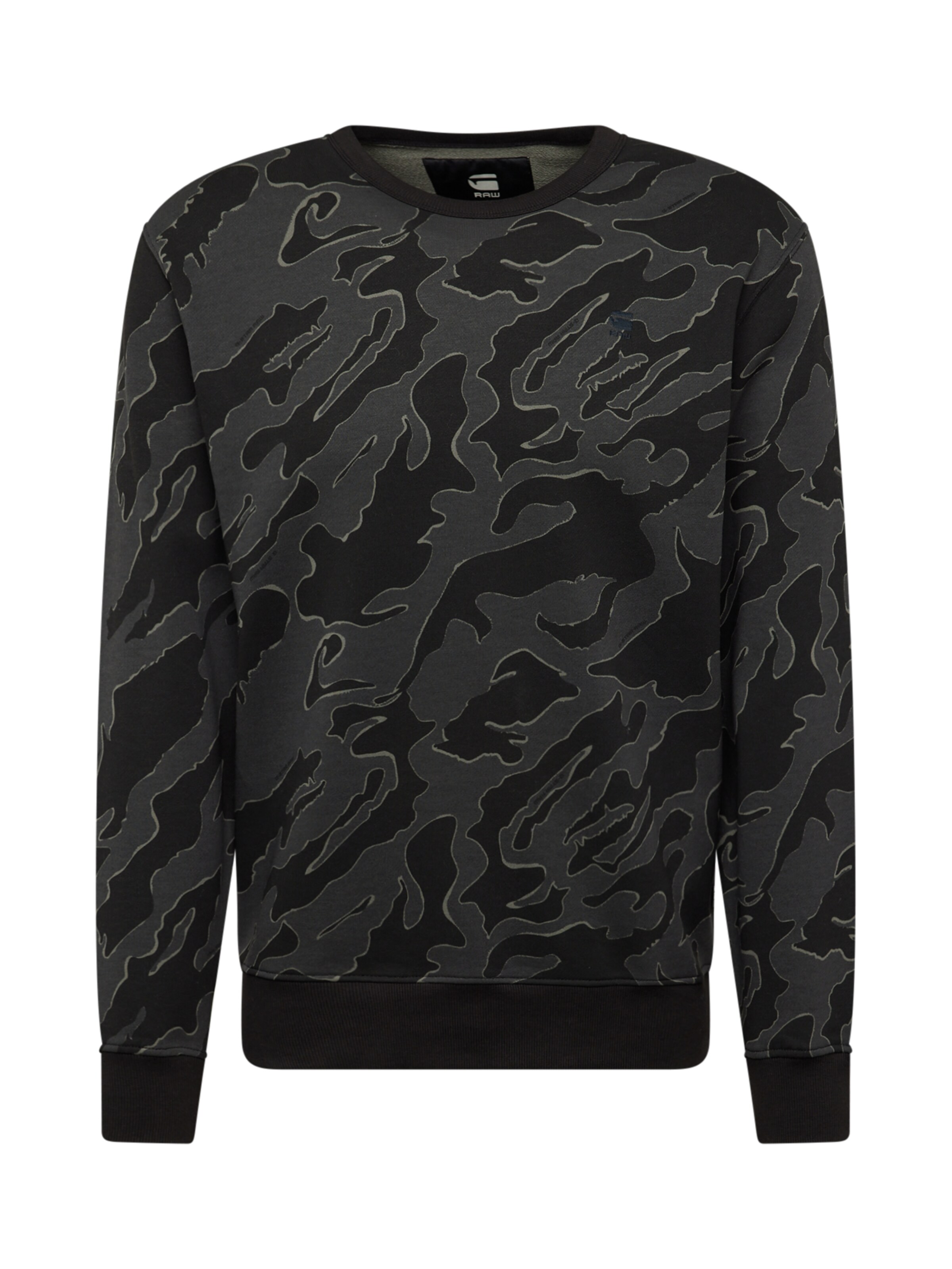 G-STAR Sweatshirt in Schwarz: Vorderseite
