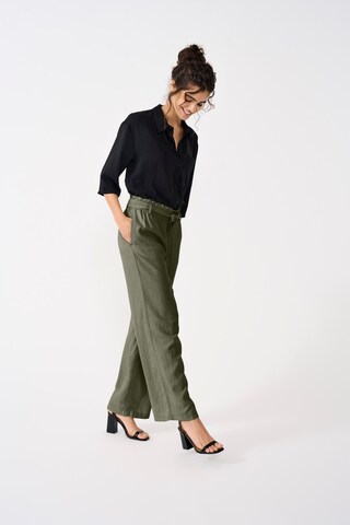 JDY Wide leg Broek 'Say' in Groen