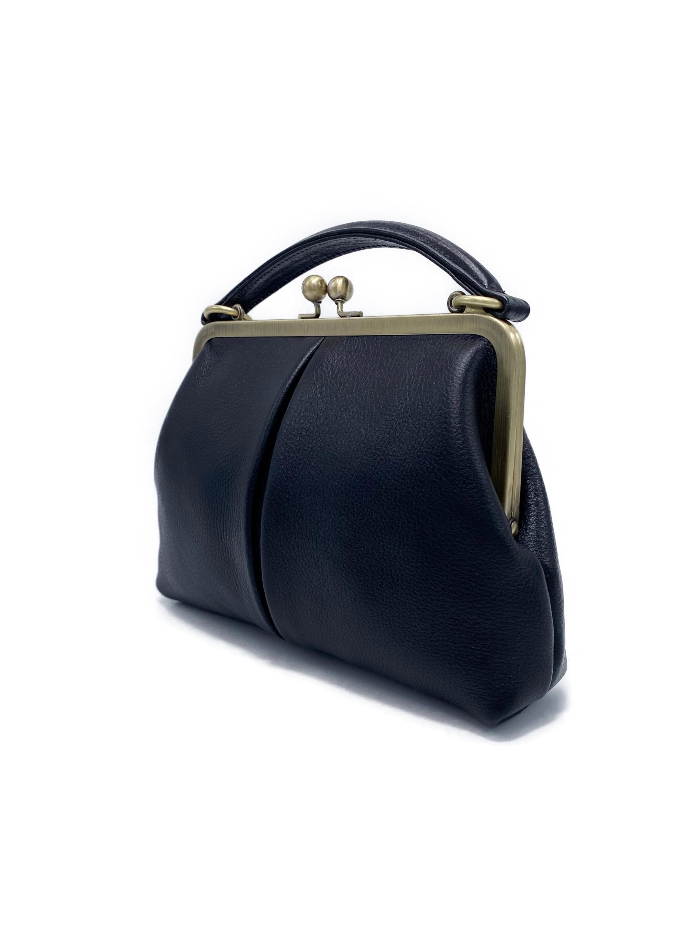 Sacs à main 'Kleine Olive – Leder Handtasche & Umhängetasche' Taschenkinder en noir