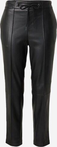 s.Oliver BLACK LABEL Regular Trousers in Black: front