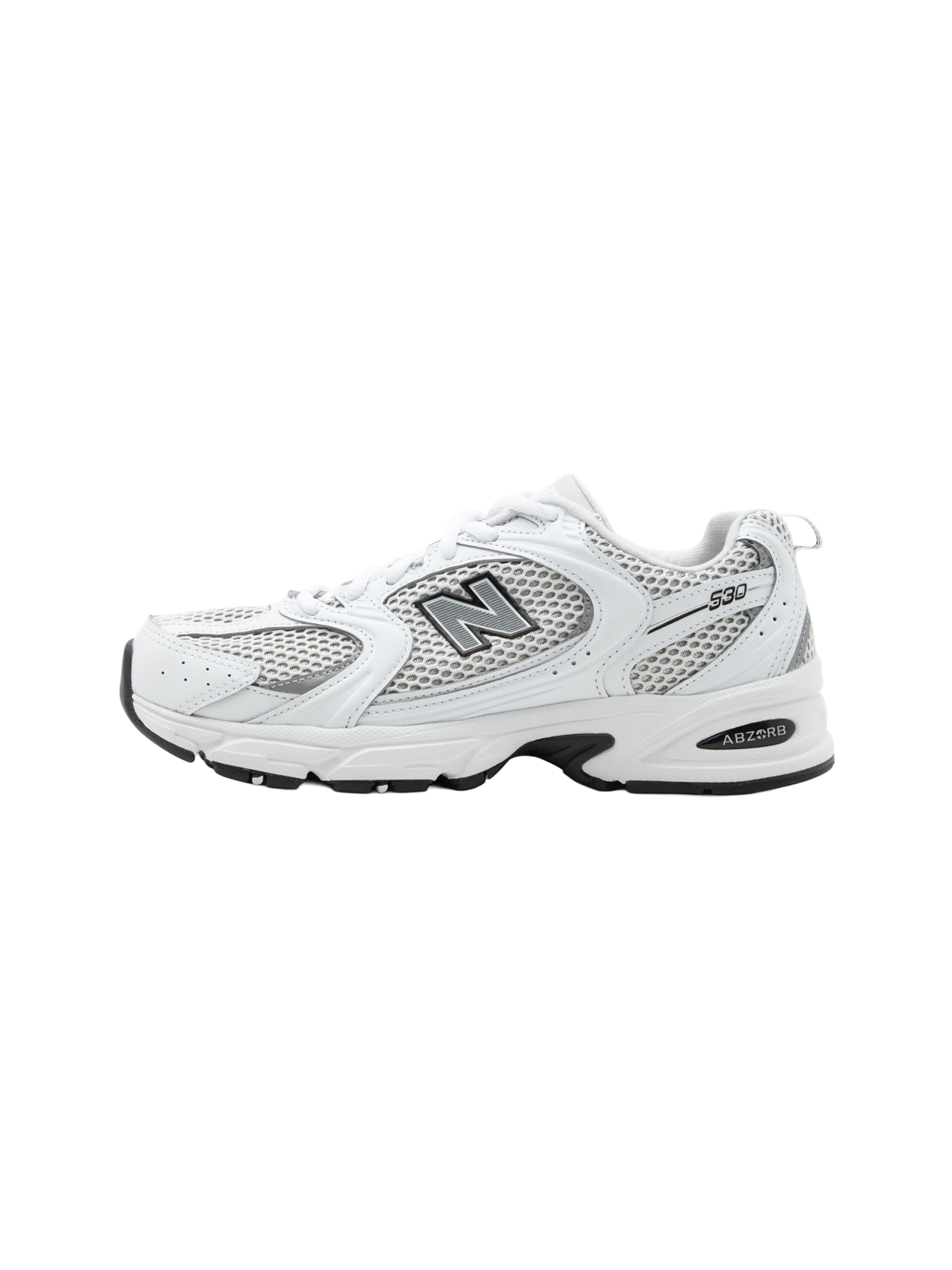 Baskets basses '530' new balance en blanc : devant