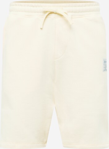 Loosefit Pantalon SikSilk en beige : devant