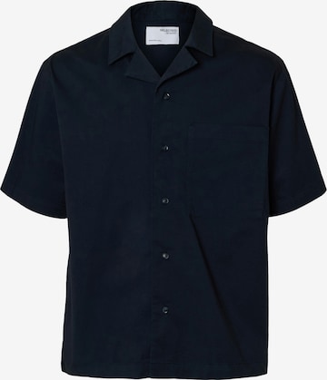 Coupe regular Chemise 'Jonas' SELECTED HOMME en bleu : devant