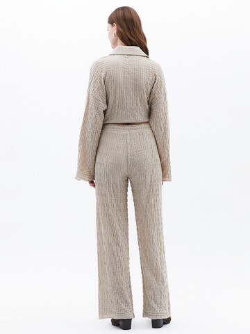 OXXO Wide leg Trousers in Beige