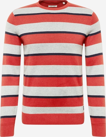 Pull-over TOM TAILOR en rouge : devant