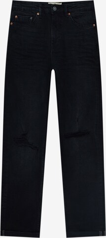 Pull&Bear Slimfit Jeans i svart: framsida