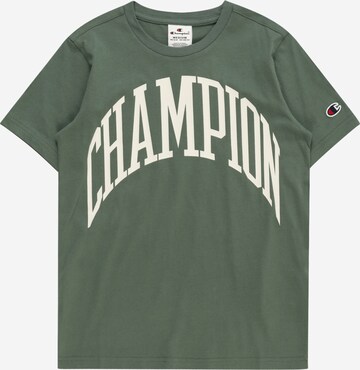 Champion Authentic Athletic Apparel Тениска в зелено: отпред