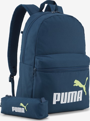 PUMA Rugzak 'Phase' in Blauw: voorkant