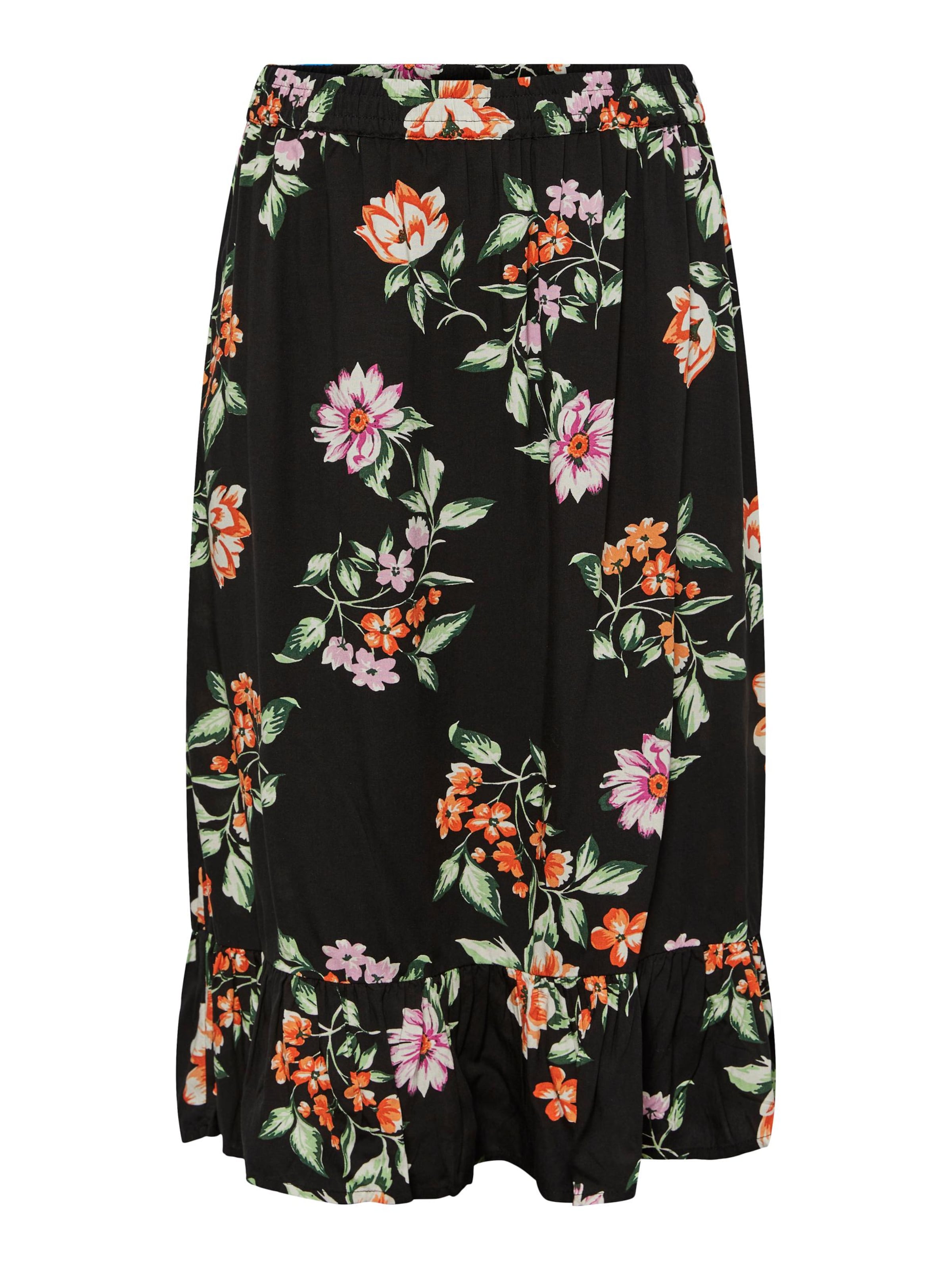 PIECES Skirt 'Adnana' in Black: front