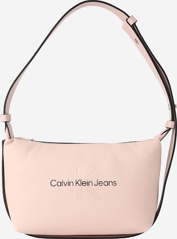 Calvin Klein Jeans Schoudertas in Roze: voorkant