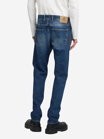 REPLAY Slimfit Jeans 'STRAIGHT MA972 .000.886 0C1' in Blauw
