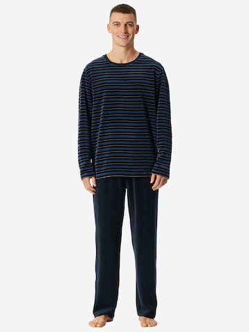 Pyjama long 'Comfort Nightwear' SCHIESSER en bleu