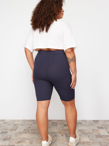 Skinny Leggings Trendyol Curve en bleu