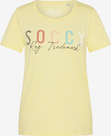Soccx T-Shirt in Gelb: predná strana