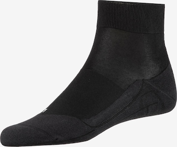 FALKE Athletic Socks in Black: front