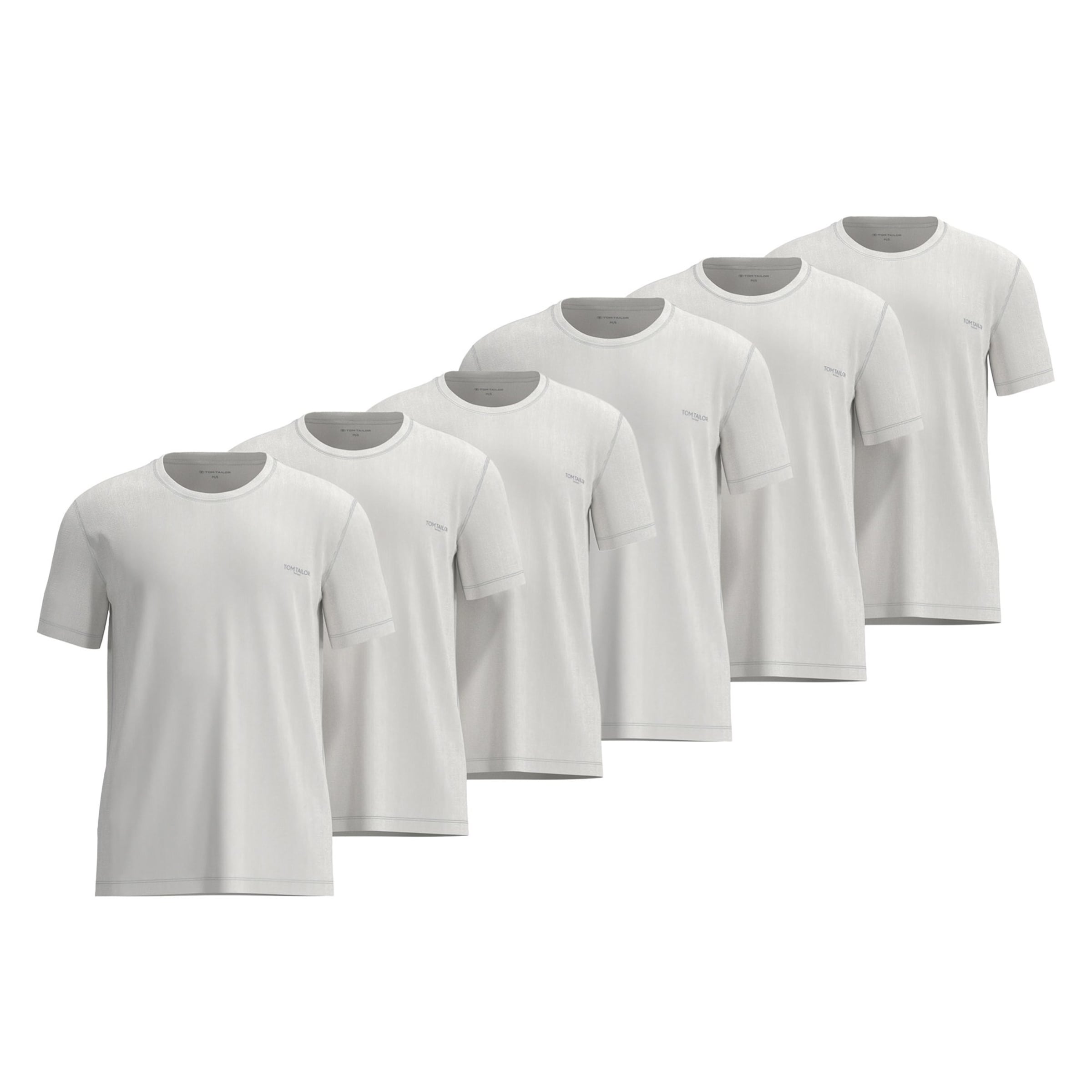 TOM TAILOR Shirt in White: front
