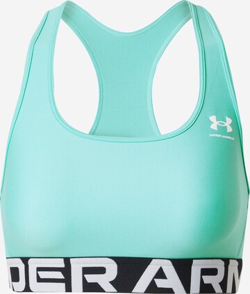 UNDER ARMOUR Bustier Sport-BH 'Authentics' in Blau: predná strana