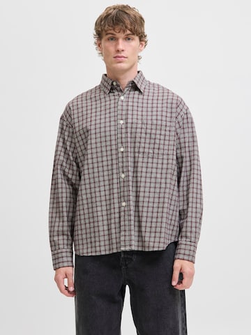 JACK & JONES Comfort Fit Skjorte i rød: forside
