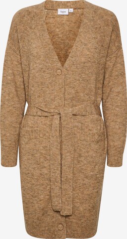 SAINT TROPEZ Knit cardigan 'Pavla' in Brown: front