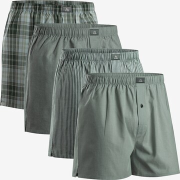 DANISH ENDURANCE Boxershorts 'Organic Woven' in Groen: voorkant