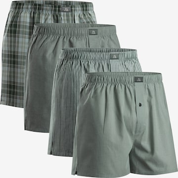 DANISH ENDURANCE Boxershorts 'Organic Woven' in Groen: voorkant