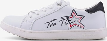 TOM TAILOR Sneaker in Weiß: predná strana