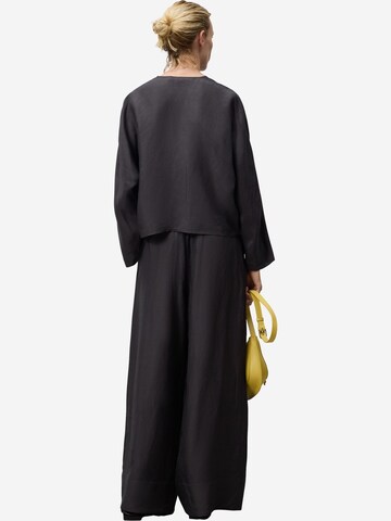 Adolfo Dominguez Loose fit Pleat-front trousers in Grey