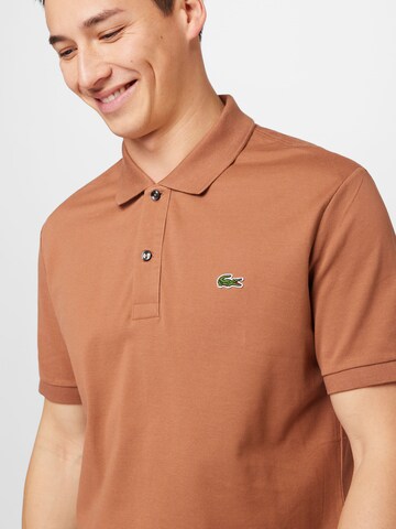 LACOSTE Slim Fit Poloshirt in Braun