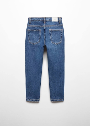 MANGO KIDS Tapered Jeans 'Dad' in Blauw