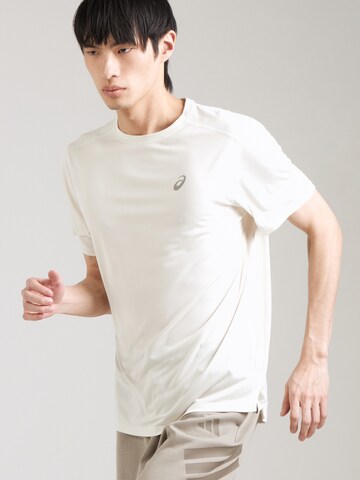 T-Shirt fonctionnel 'CORE' ASICS en blanc : devant