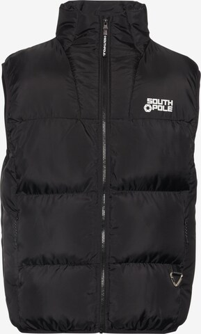 SOUTHPOLE Vest in Black: front