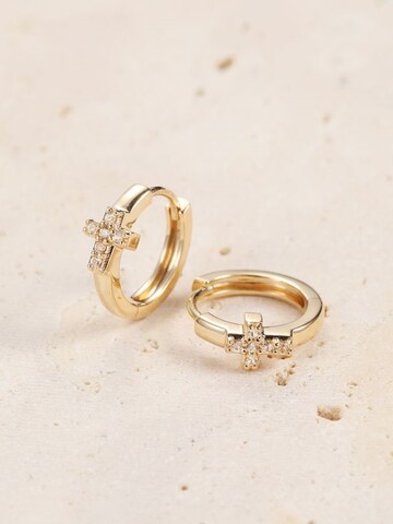 Dear Me Earrings 'Hope Huggie' in Gold