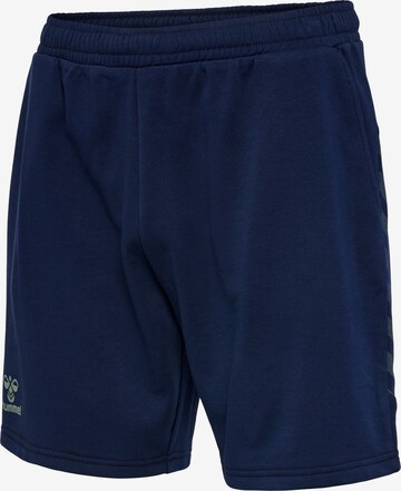 Loosefit Pantalon de sport 'Staltic' Hummel en bleu