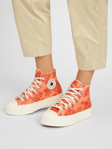 CONVERSE Členkové tenisky 'Chuck Taylor All Star' - oranžová: predná strana